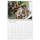 2017年の食糧写真撮影 カレンダー (1月 2027)