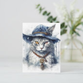 2017年の魔女の愛猫 ポストカード (スタンド正面)