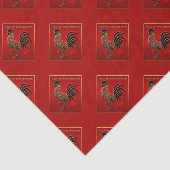 2017年の鶏の年のエンボスエナメルティッシュペーパー1 薄葉紙 (詳細)