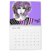 2017年の"あ"態度のカレンダー カレンダー (1月 2027)