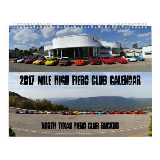 2017年のFieroのカレンダー カレンダー (カバー)