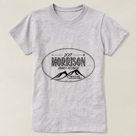 2017年のMorrisonの懇親会の女性のワイシャツの薄い色 Tシャツ (デザイン正面)