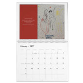 2017年のSuzan J. Collection Calander カレンダー (2月 2027)