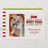 2017年は必ず来年 | 休日フォトカード シーズンカード (正面/裏面)