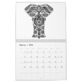 2017年アダルトカラーリングカレンダー カレンダー (2月 2026)