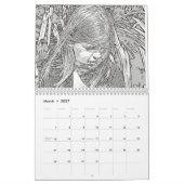 2017年アダルトカラーリングカレンダー カレンダー (3月 2027)