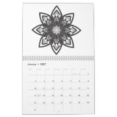 2017年アダルトカラーリングカレンダー カレンダー (1月 2027)