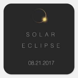 2017年アメリカ太陽の皆既食 スクエアシール