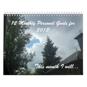 2017年カレンダーの個人ゴール12感動的件 カレンダー