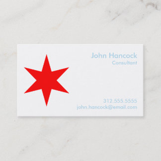 2017年カレンダー付きシカゴフラグ名刺（背面） 名刺