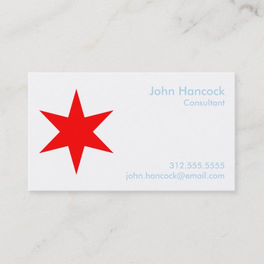 2017年カレンダー付きシカゴフラグ名刺(背面) 名刺 (正面)