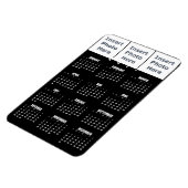 2017年カレンダー磁石 – フォトコラージュテンプレート マグネット (左側)