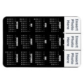 2017年カレンダー磁石 – フォトコラージュテンプレート マグネット (横)