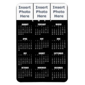 2017年カレンダー磁石 – フォトコラージュテンプレート マグネット (縦)
