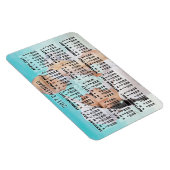 2017年カレンダー黒 |写真の追加 マグネット (右側)