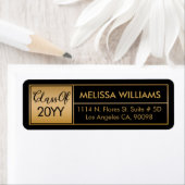 2017年クラスのジオメトモダンリ金ゴールドフレーム ラベル (インサイチュ)