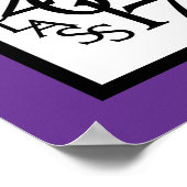 2017年クラス卒業オートグラフキープサキーパープル ポスター (角)