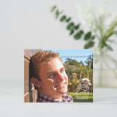 2017年クラス卒業写真サンキューノートカード 招待状 (スタンド正面)