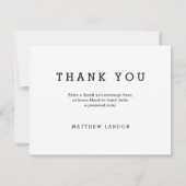 2017年クラス卒業写真サンキューノートカード 招待状 (裏面)