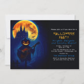 2017年ハロウィンカボチャ 招待状 (正面)