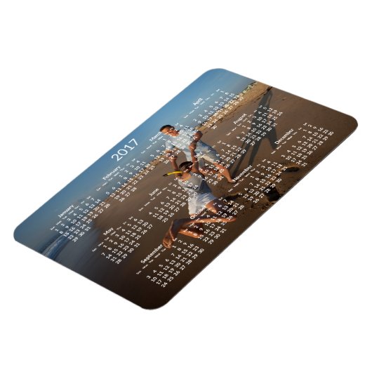 2017年パーソナライズされた暦大型フレキシブル磁石 マグネット (左側)