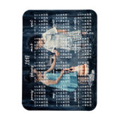 2017年パーソナライズされた磁気カレンダー3x4 マグネット (縦)