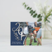 2017年フォトブルーの卒業パーティー インビテーションポストカード (スタンド正面)