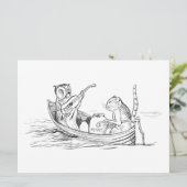 2017年フクロウとプッシェット（エドワード・リア） カード (スタンド正面)