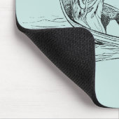 2017年フクロウとプッシェット(エドワード・リア) マウスパッド (コーナー)