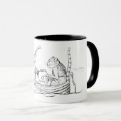 2017年フクロウとプッシェット（エドワード・リア） マグカップ (正面右)