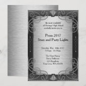 2017年プロムスターとパーティーライト、グレートギャツビー 招待状 (正面/裏面)