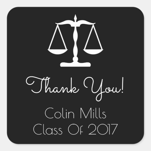 2017年ラベルのクラス(黒はかりで測) スクエアシール (正面)