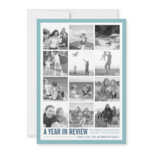 2017年レビュー12フォトコラージホリデーカード