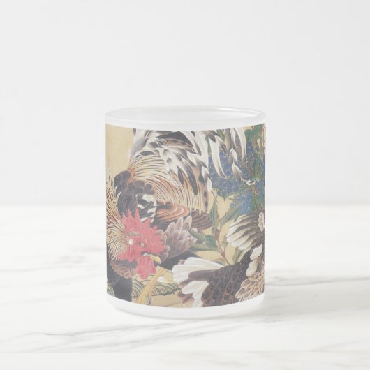 2017年中国のニューイヤー2017ア日本のートグラスM フロストグラスマグカップ (中央)