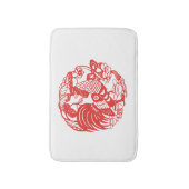 2017年中国のホワイトバスマット バスマット (正面縦)