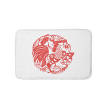 2017年中国のホワイトバスマット