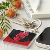 2017年中国の新誕生日〔占星術の〕十二宮図ロスターK キーホルダー (正面右)