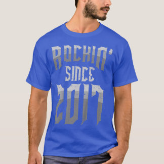 2017年以来のキッズロックミュージックヴィンテージファン5th tシャツ