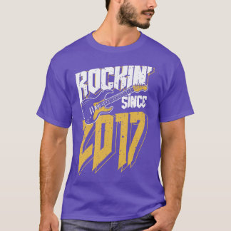 2017年以来のキッズロックミュージックヴィンテージファン5th tシャツ