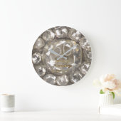 2017年創立60周年記念結婚ダイヤモンドエレガント ラージ壁時計 (ホーム)