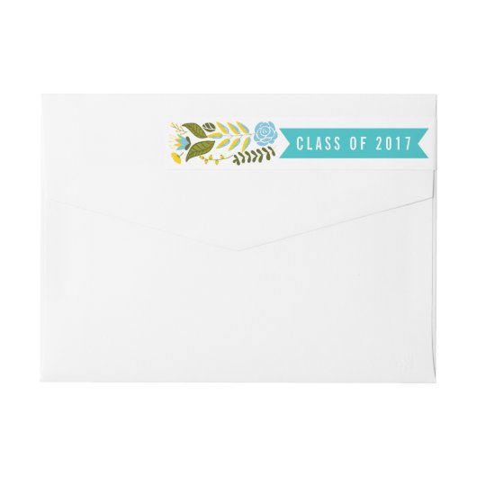 2017年卒業アクアのクラスyelloモダンフローラ ラップアラウンドラベル (裏面)