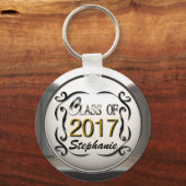 2017年卒業キーチェーンの名前クラスの追加 キーホルダー (正面)