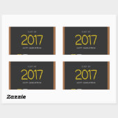 2017年卒業ハッピークラス! 長方形シール (シート)