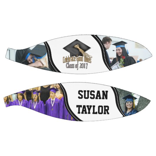 2017年卒業式の4枚の写真クラスを追加お祝い バスケットボール (パネル)