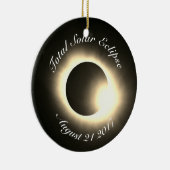 2017年太陽の皆既食 セラミックオーナメント (右)