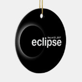 2017年太陽の皆既食 セラミックオーナメント (右)