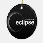 2017年太陽の皆既食 セラミックオーナメント (左)