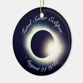 2017年太陽の皆既食 セラミックオーナメント (左)