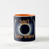 2017年太陽のEclipseフェーズ ツートーンマグカップ (中央)