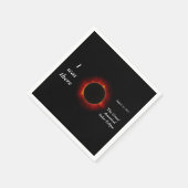 2017年太陽のEclipse「I was there」版 スタンダードカクテルナプキン (角)